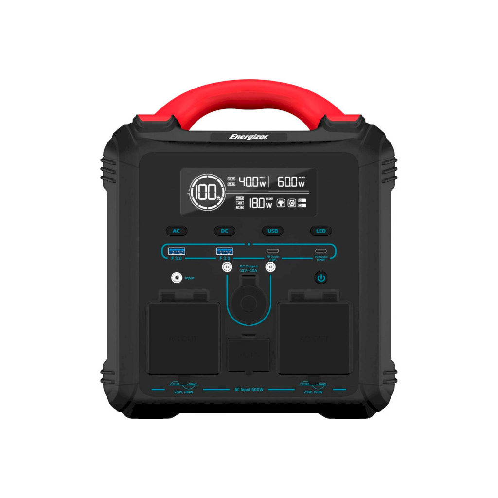 Зарядна станція Energizer 700W, 551Wh (PPS550W1F) - фото 2 Зарядна станція Energizer 700W, 551Wh (PPS550W1F) - фото 2