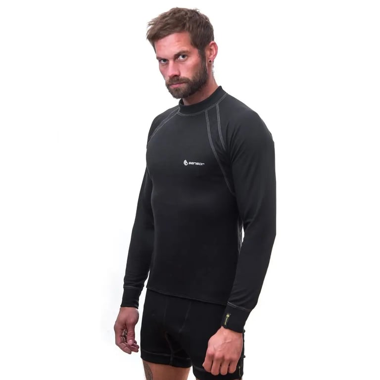 Термокофта Sensor Double Face LS black 24000003 XXL (SM11DF-black-XXL) - фото 2