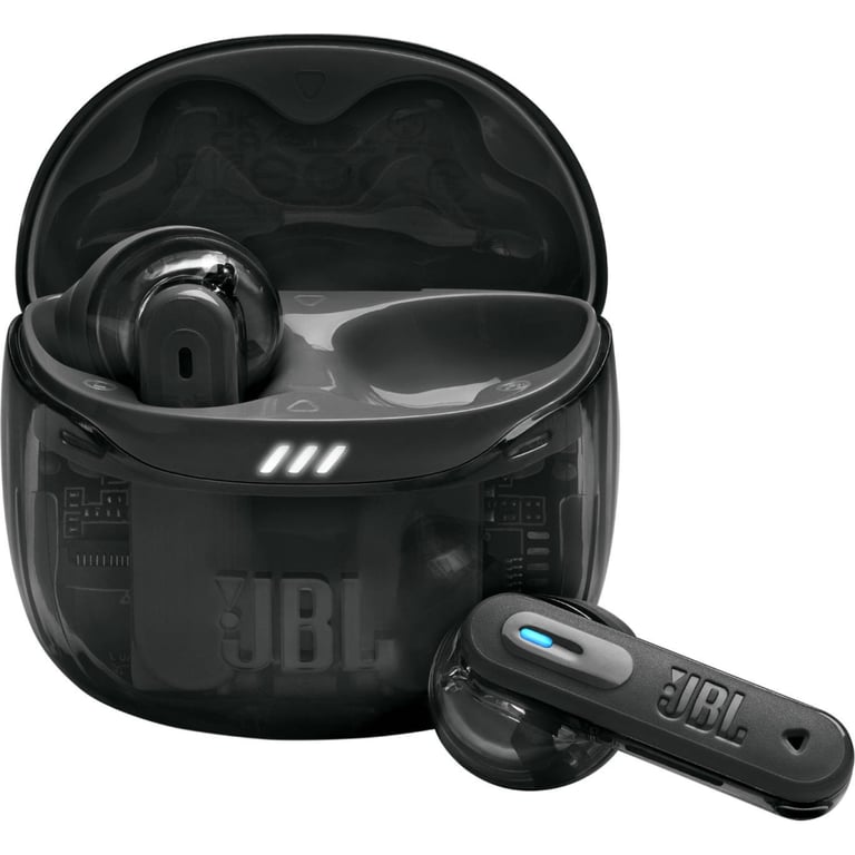 Навушники JBL Tune Flex 2 Ghost Black (JBLTFLEX2GBLK) - фото 1