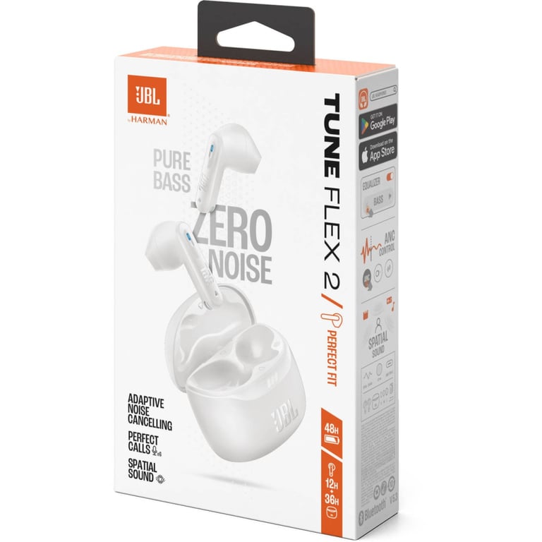 Навушники JBL Tune Flex 2 White (JBLTFLEX2WHT) - фото 11