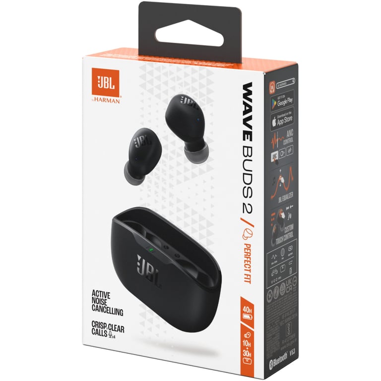 Навушники JBL Wave Buds 2 Black (JBLWBUDS2BLK) - фото 10