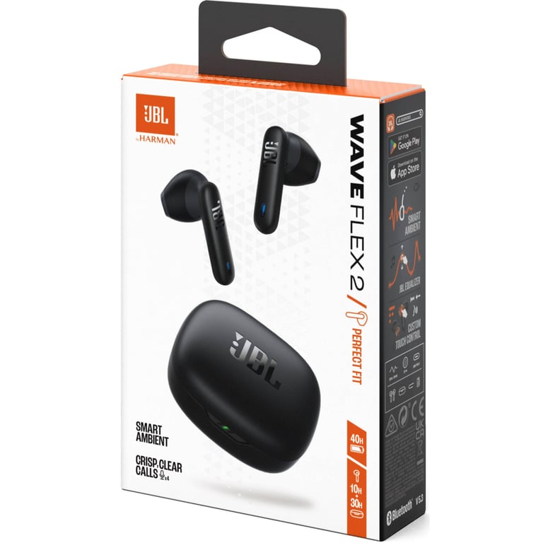 Навушники JBL Wave Flex 2 Black (JBLWFLEX2BLK) - фото 11
