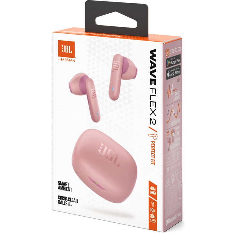 Навушники JBL Wave Flex 2 Pink (JBLWFLEX2PIK) - фото 11