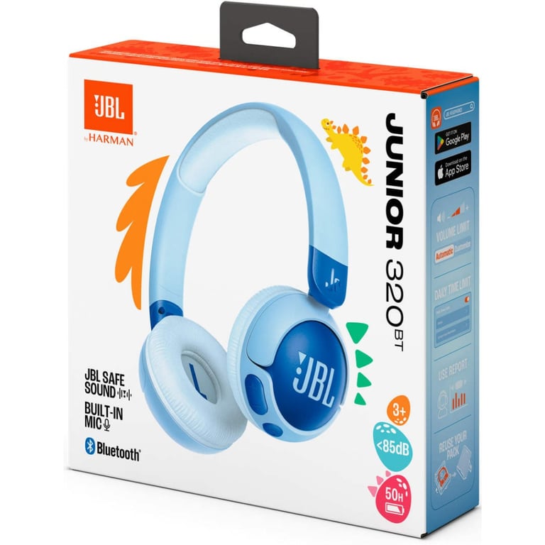 Навушники JBL JR 320BT Blue (JBLJR320BTBLU) - фото 8