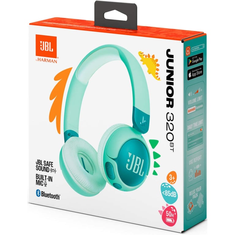 Навушники JBL JR 320BT Green (JBLJR320BTGRN) - фото 8