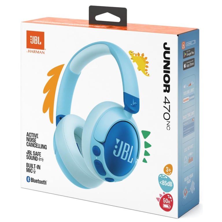 Навушники JBL JR 470 NC Blue (JBLJR470NCBLU) - фото 8