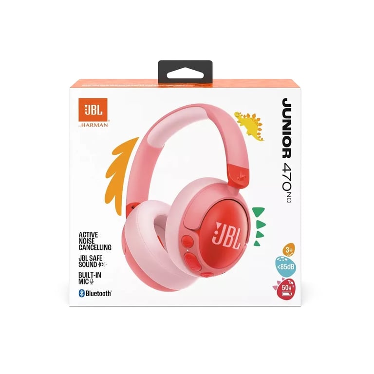 Навушники JBL JR 470 NC Pink (JBLJR470NCPIK) - фото 8