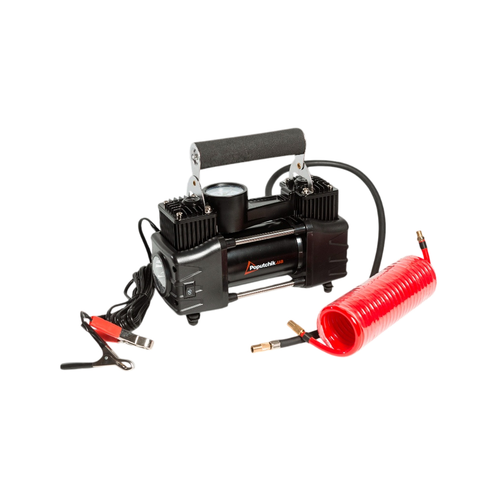Автомобільний компресор Poputchik 85л/хв, 10 А (13-015-IS) - фото 1 Автомобільний компресор Poputchik 85л/хв, 10 А (13-015-IS) - фото 1