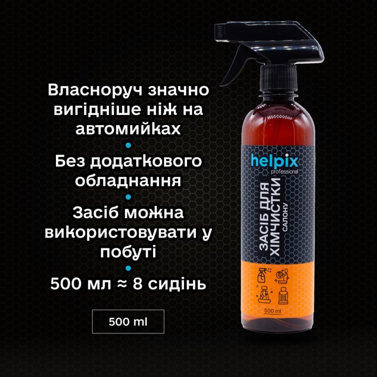 Автомобільний очисник Helpix хімчистки салону 500 мл (4823075800124) - фото 2