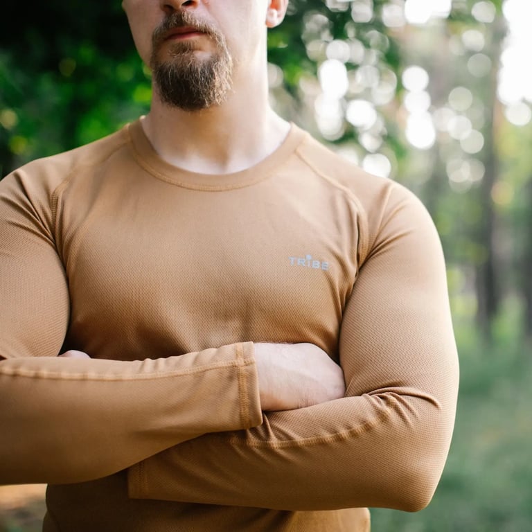 Лонгслів Tribe Coolpass LS coyote 2XL (T-KI-0007-coyote-2XL) - фото 4