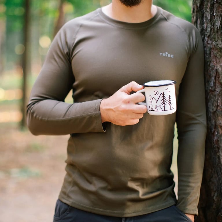Лонгслів Tribe Coolpass LS olive 2XL (T-KI-0007-olive-2XL) - фото 4