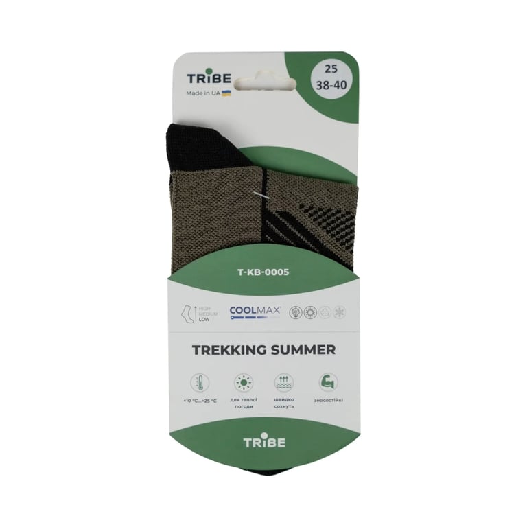 Шкарпетки Tribe Trekking Summer olive 44-46 (T-KB-0005-olive-44-46) - фото 10
