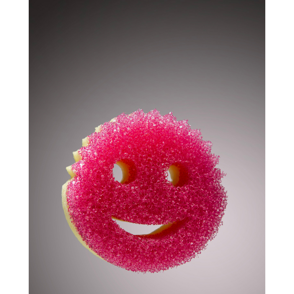 Губки кухонні Scrub Daddy Scrub Mommy Рожево-фіолетова 1 шт. (5060481022040/5060481023900) - фото 2 Губки кухонні Scrub Daddy Scrub Mommy Рожево-фіолетова 1 шт. (5060481022040/5060481023900) - фото 2