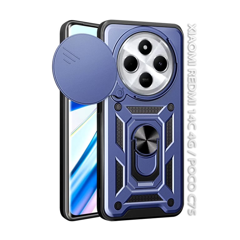 Чохол до мобільного телефона BeCover Military BeCover Xiaomi Redmi 14C 4G / Poco C75 Blue (712490) - фото 1