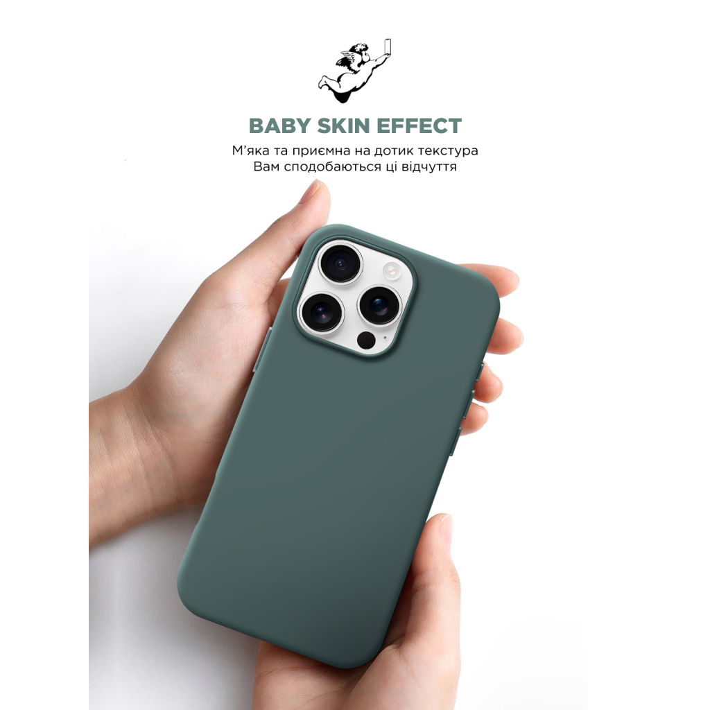 Чохол до мобільного телефона Armorstandart ICON2 MagSafe Apple iPhone 16 Pro Lake Green (ARM81318) - фото 8 Чохол до мобільного телефона Armorstandart ICON2 MagSafe Apple iPhone 16 Pro Lake Green (ARM81318) - фото 8