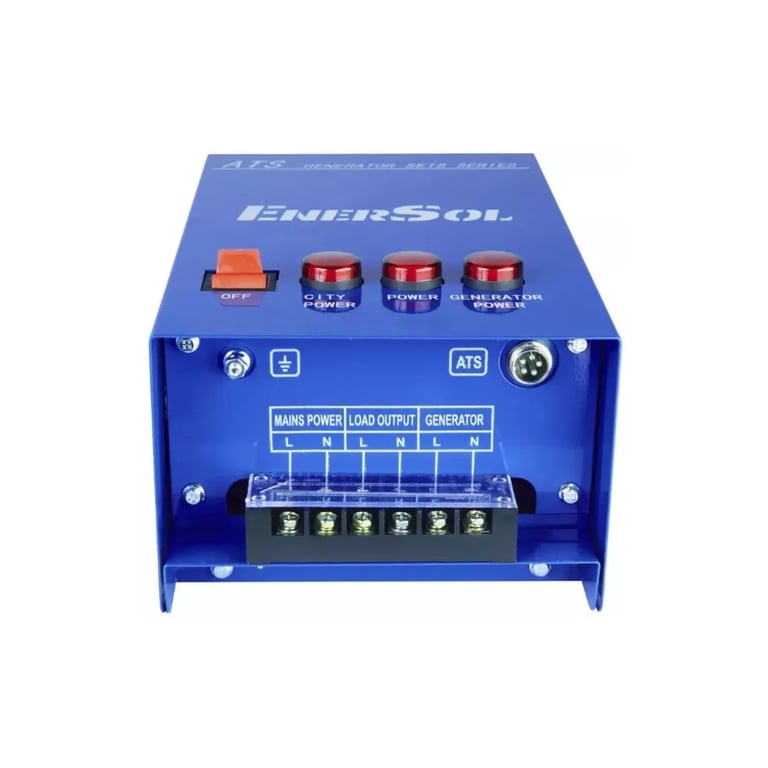 Автоматичне введення резерву (АВР) Enersol для SKDS-*(трифазних)*, 18.0kW, 5 кг (EATS-15DT6) - фото 4