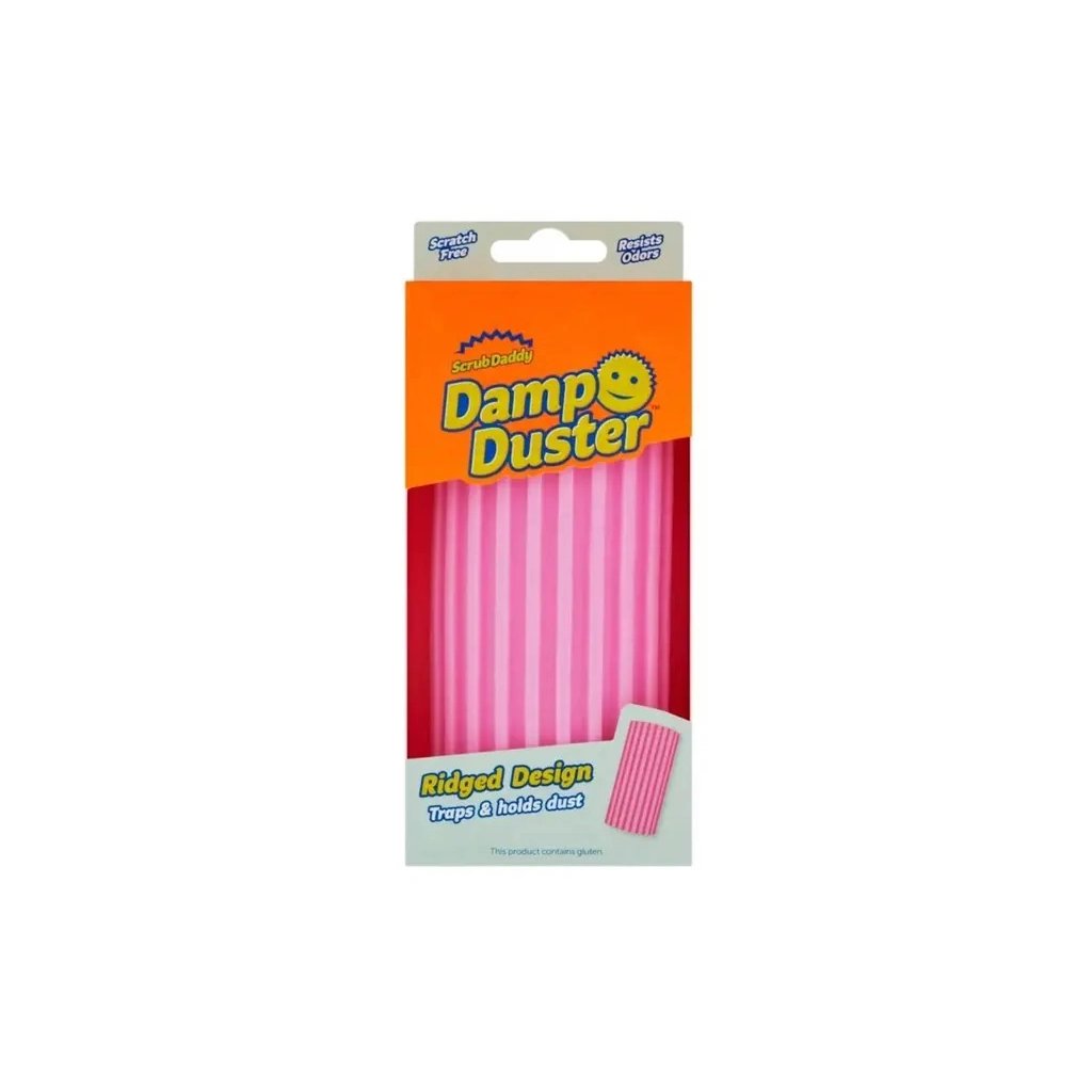 Губка для прибирання Scrub Daddy Damp Duster Для пилу Рожева (5060481022767/5060481023788) - фото 1 Губка для прибирання Scrub Daddy Damp Duster Для пилу Рожева (5060481022767/5060481023788) - фото 1