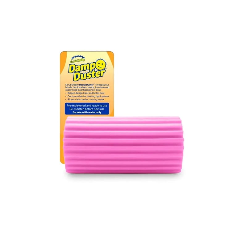 Губка для прибирання Scrub Daddy Damp Duster Для пилу Рожева (5060481022767/5060481023788) - фото 2
