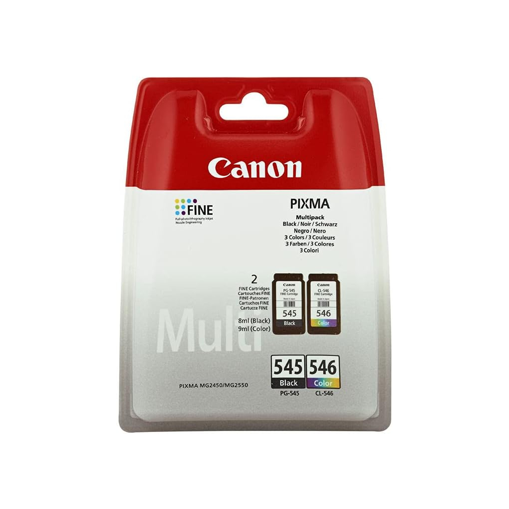 Картридж Canon PG-545/CL-546 Multipack BK+Color, Blister (8287B005) - фото 1 Картридж Canon PG-545/CL-546 Multipack BK+Color, Blister (8287B005) - фото 1