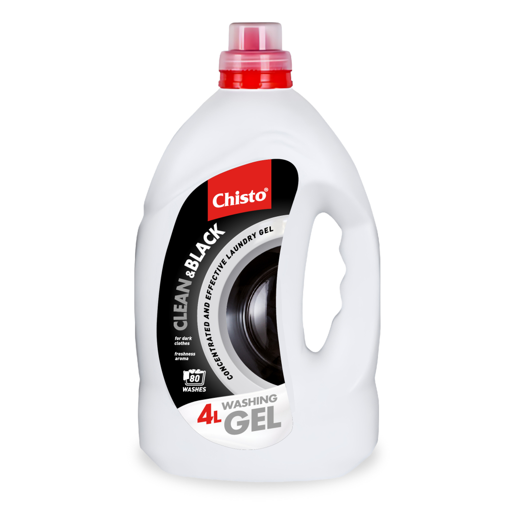 Гель для прання Chisto Clean & Black 4 л (4823098415572) - фото 1 Гель для прання Chisto Clean & Black 4 л (4823098415572) - фото 1