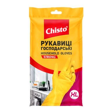 Рукавички господарські Chisto Латексні XL 1 пара (4823098414940) - фото 1