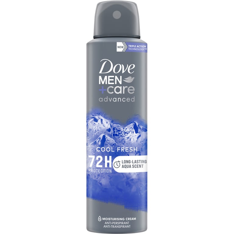 Антиперспірант Dove Men+Care Прохолодна свіжість 72 години 150 мл (8720181284885) - фото 1