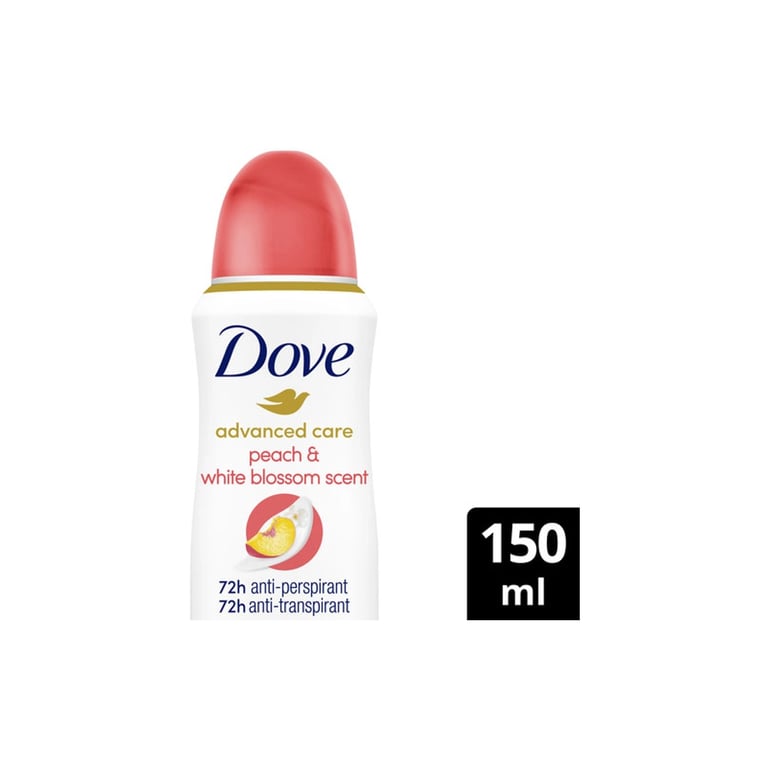 Антиперспірант Dove Персик та білі квіти 150 мл (8720181444524/8720181443572) - фото 2