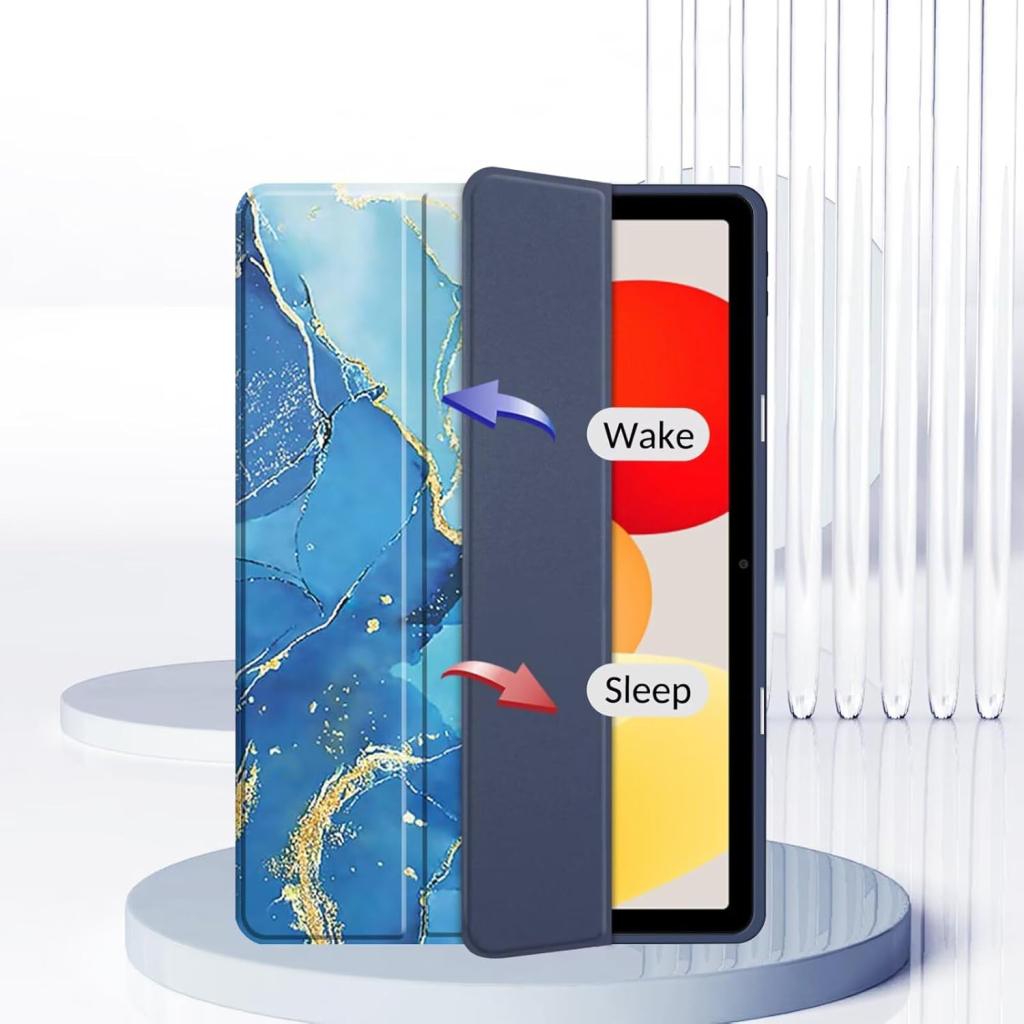 Чохол до планшета BeCover Soft Edge TPU Xiaomi Redmi Pad SE 8.7" Blue Marble (712572) - фото 5 Чохол до планшета BeCover Soft Edge TPU Xiaomi Redmi Pad SE 8.7" Blue Marble (712572) - фото 5