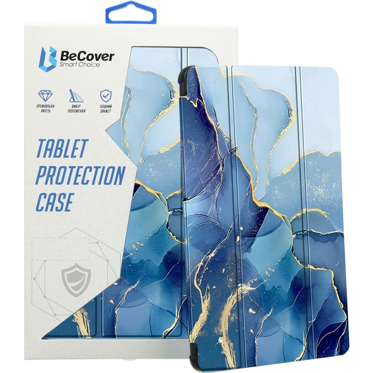 Чохол до планшета BeCover Soft Edge TPU Xiaomi Redmi Pad SE 8.7" Blue Marble (712572) - фото 7