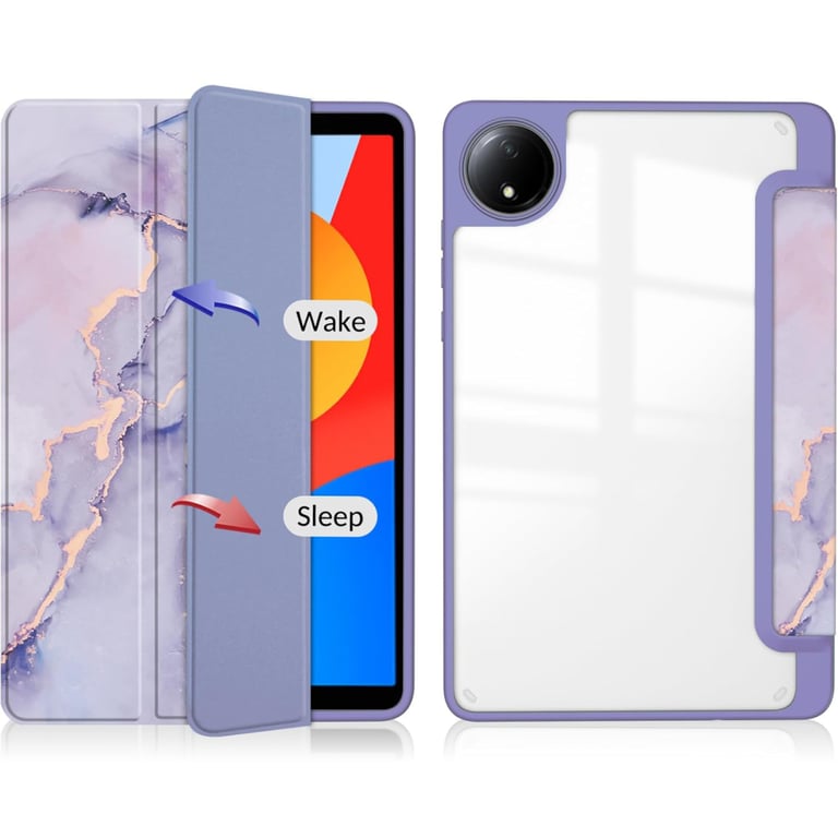 Чохол до планшета BeCover Soft Edge TPU Xiaomi Redmi Pad SE 8.7" Purple Marble (712577) - фото 4