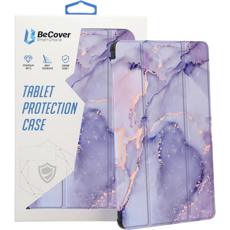 Чохол до планшета BeCover Soft Edge TPU Xiaomi Redmi Pad SE 8.7" Purple Marble (712577) - фото 7