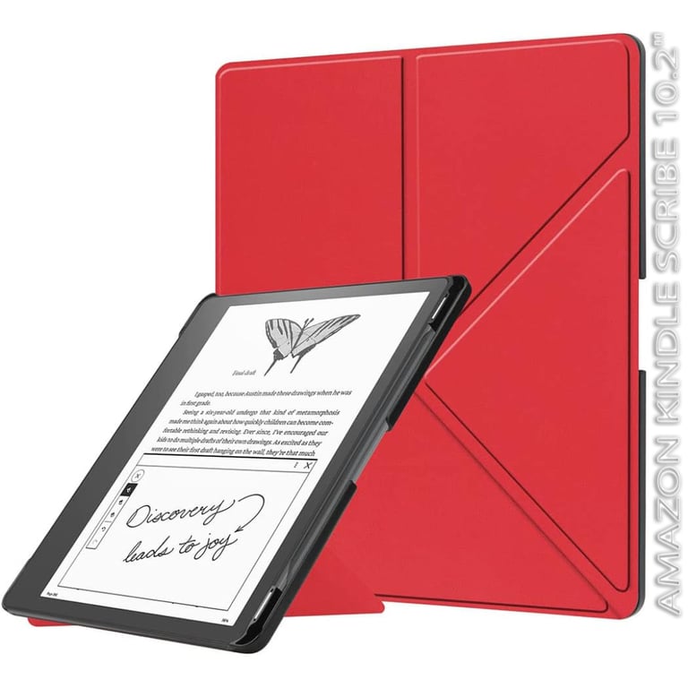 Чохол до електронної книги BeCover Ultra Slim Origami Amazon Kindle Scribe 10.2" Red (712581) - фото 1