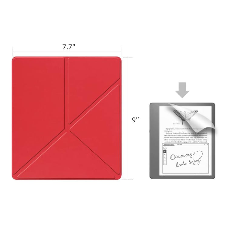 Чохол до електронної книги BeCover Ultra Slim Origami Amazon Kindle Scribe 10.2" Red (712581) - фото 4