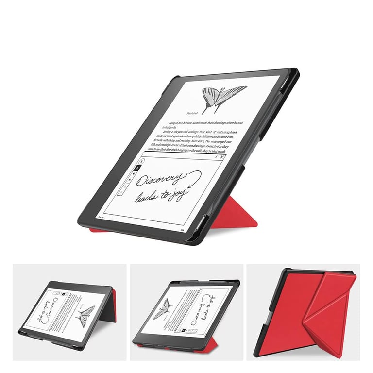 Чохол до електронної книги BeCover Ultra Slim Origami Amazon Kindle Scribe 10.2" Red (712581) - фото 8