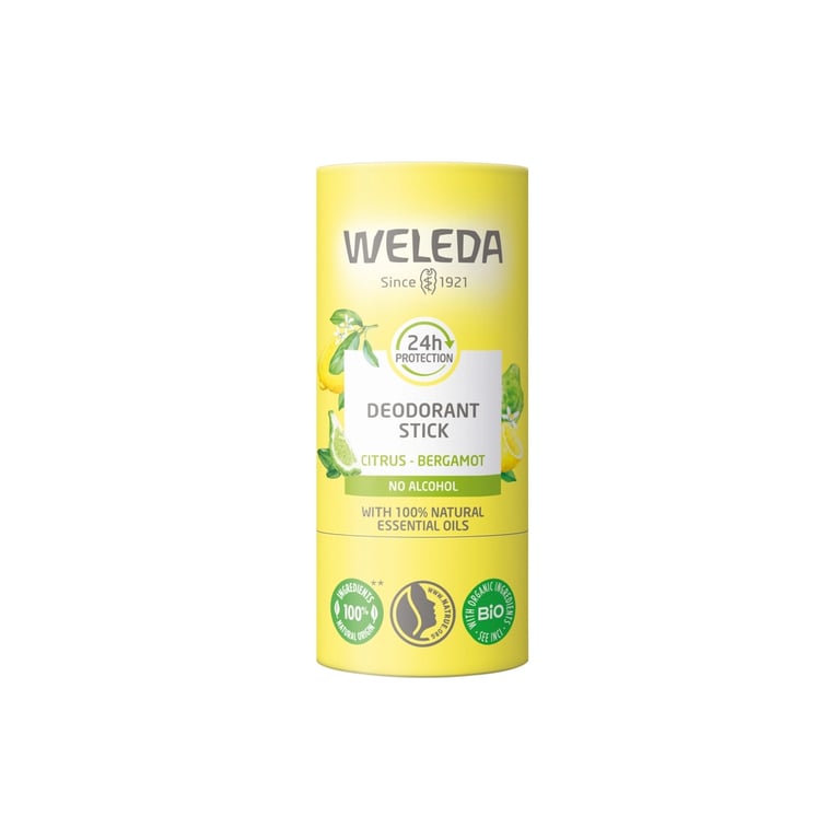 Дезодорант Weleda Із лимоном та бергамотом 50 г (3596200069048) - фото 1