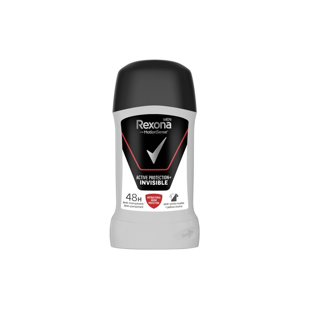 Антиперспірант Rexona Men Активний захист Невидимий на чорному та білому одязі 50 мл (87340686)