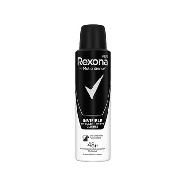 Антиперспірант Rexona Men Невидимий на чорному та білому одязі 150 мл (8712561534444) - фото 1