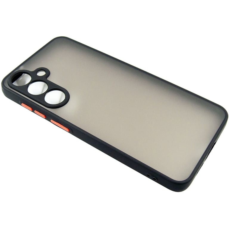 Чохол до мобільного телефона Dengos Matte Samsung Galaxy S24 FE (Black) (DG-TPU-MATT-152) - фото 3