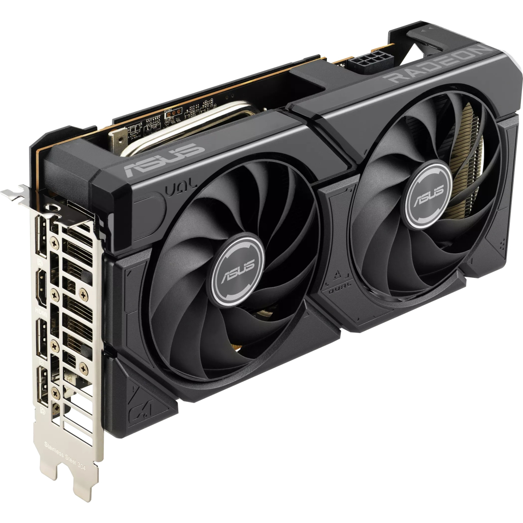 Відеокарта ASUS Radeon RX 7600 8Gb DUAL OC EVO (DUAL-RX7600-O8G-EVO) - фото 5 Відеокарта ASUS Radeon RX 7600 8Gb DUAL OC EVO (DUAL-RX7600-O8G-EVO) - фото 5