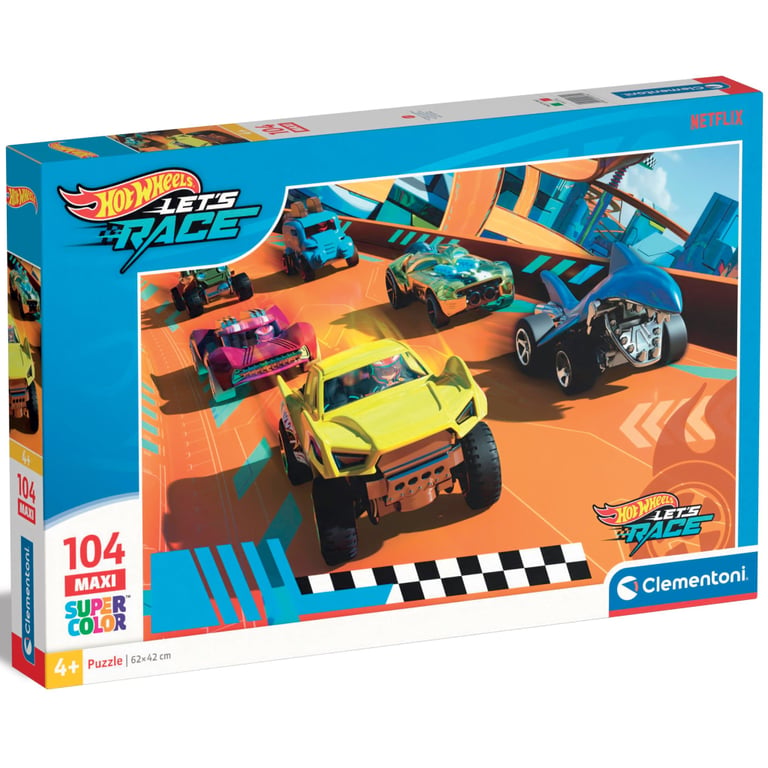 Пазл Clementoni Hot Wheels серія MAXI, 104 елементи (25762) - фото 1