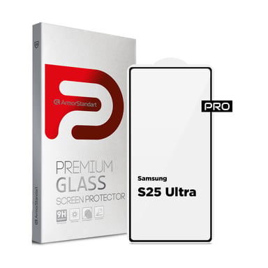 Скло захисне Armorstandart Pro Samsung S25 Ultra Black (ARM81613) - фото 1