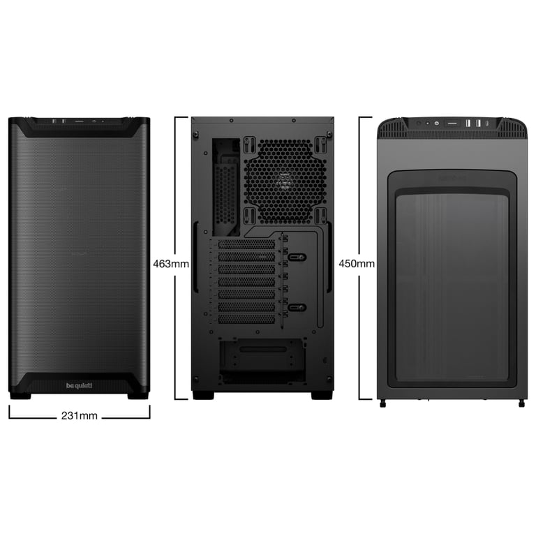 Корпус для ПК Be quiet! PURE BASE 501 Airflow з віконцем,чорний (BGW74) - фото 9