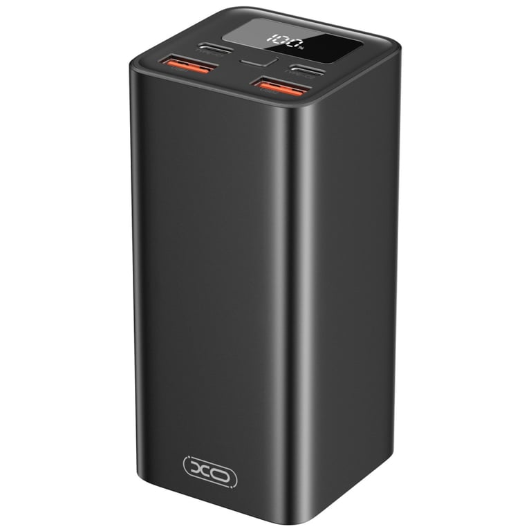 Батарея універсальна XO 20000mAh, PD/65W for laptop, QC/22.5W, black (PB97_Black) - фото 1