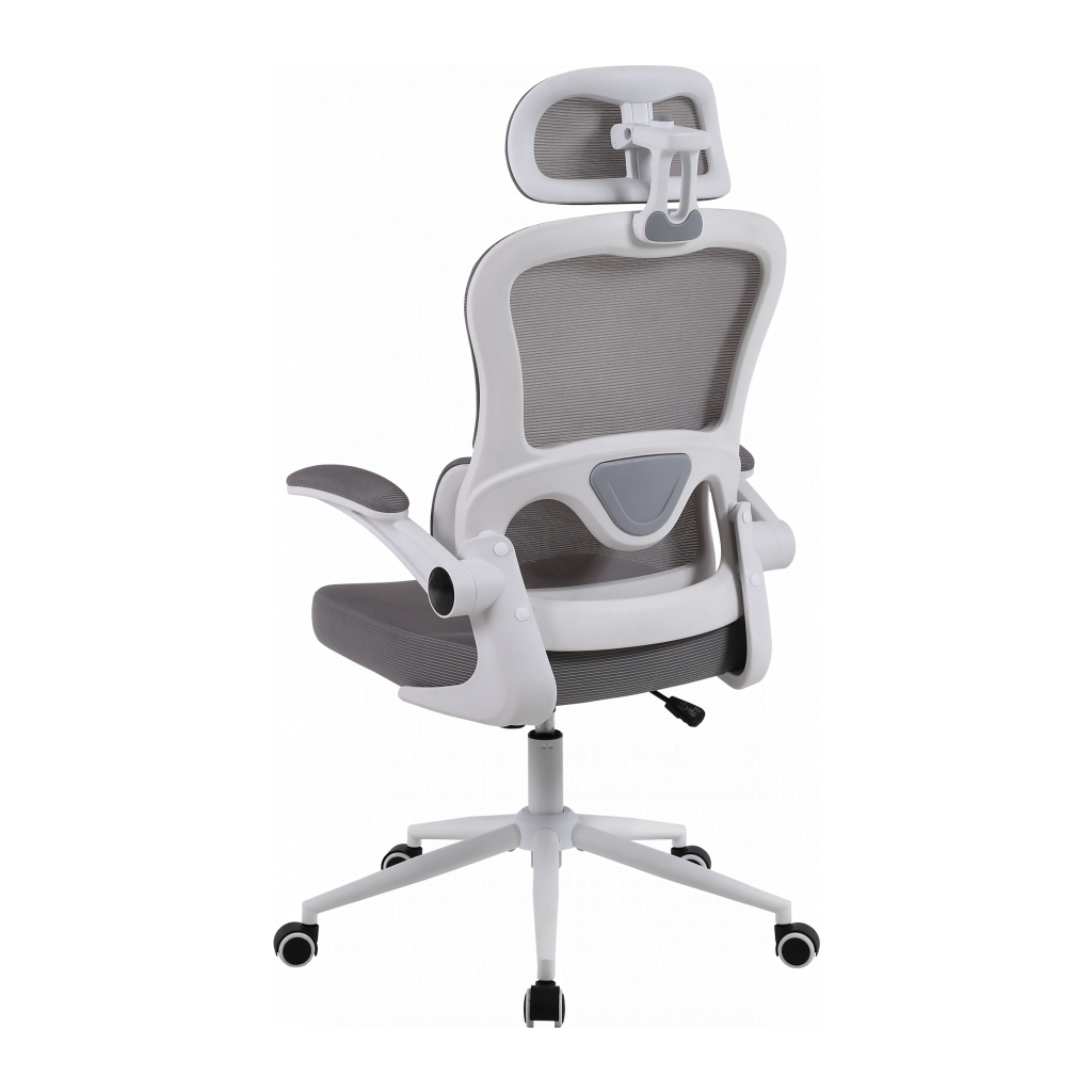 Офісне крісло GT Racer B-5880 White/Gray - фото 5 Офісне крісло GT Racer B-5880 White/Gray - фото 5