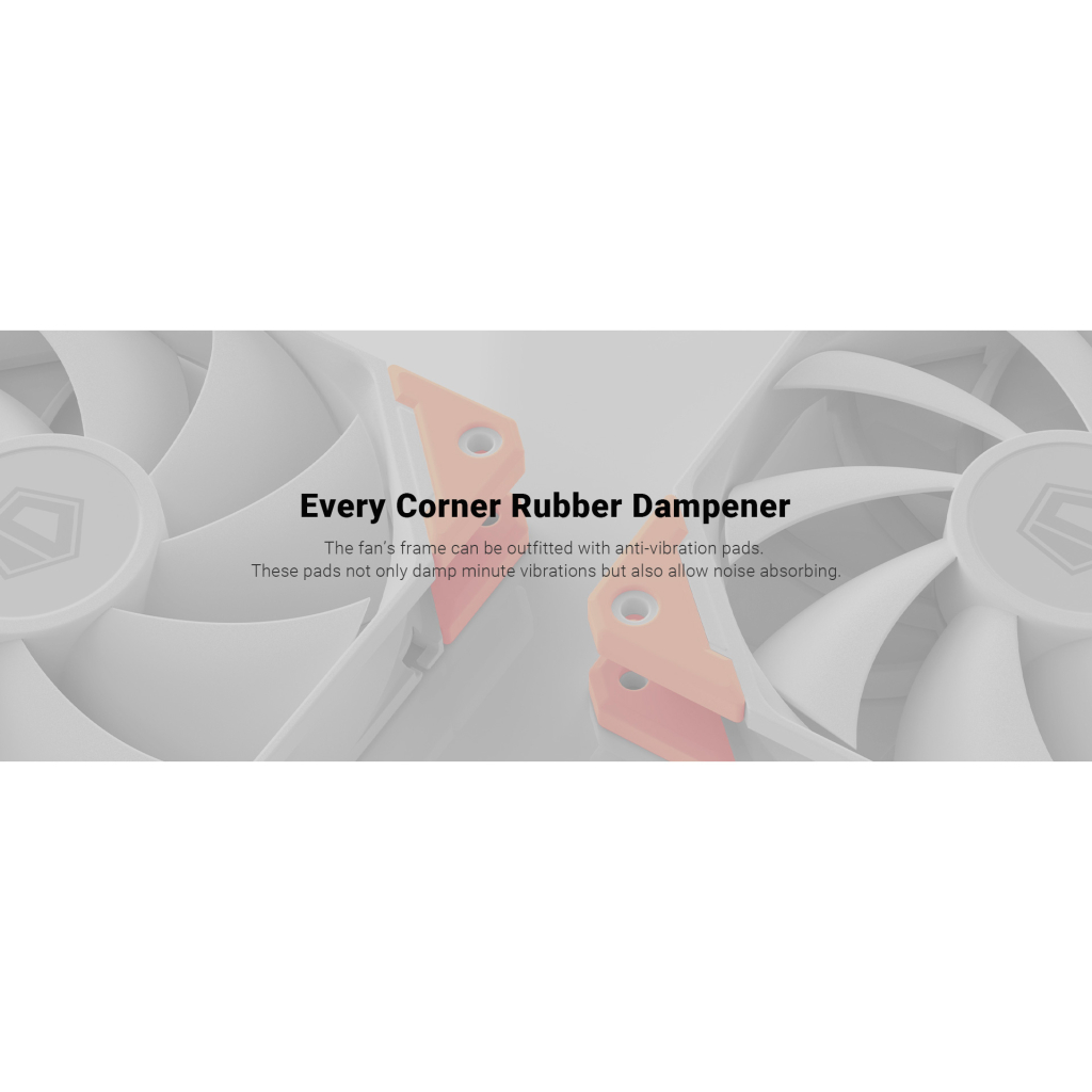 Кулер до корпусу ID-Cooling TF-12025-PRO WHITE - фото 10 Кулер до корпусу ID-Cooling TF-12025-PRO WHITE - фото 10