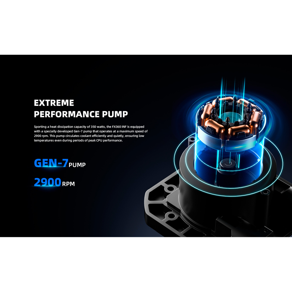 Система рідинного охолодження ID-Cooling FX360 INF - фото 4 Система рідинного охолодження ID-Cooling FX360 INF - фото 4