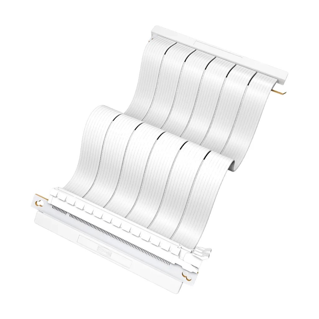 Райзер PcCooler Vertical GPU RISER CABLE PCI-E BK 4.0 185мм PCI-E4.0X16 Біл (RC185 WH 4.0) - фото 4 Райзер PcCooler Vertical GPU RISER CABLE PCI-E BK 4.0 185мм PCI-E4.0X16 Біл (RC185 WH 4.0) - фото 4