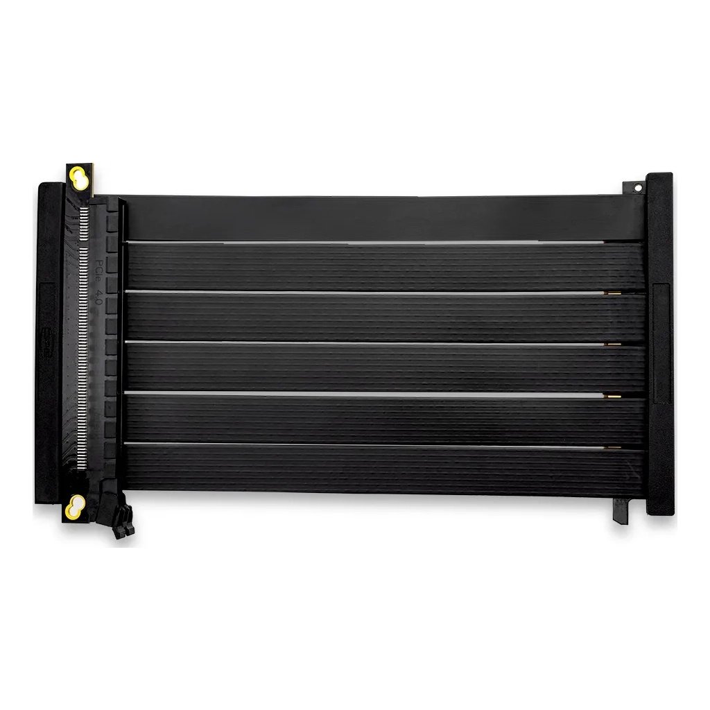 Райзер PcCooler Vertical GPU RISER CABLE PCI-E BK 4.0 185мм PCI-E4.0X16 Чор (RC185 BK 4.0) - фото 1