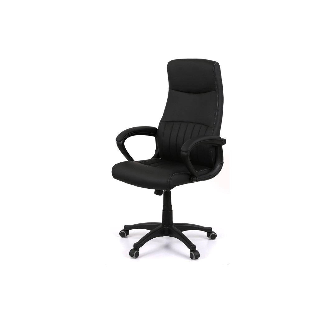 Офісне крісло Аклас Крон TILT SP-8320-6N Черный (PU Black) (00142832) - фото 1