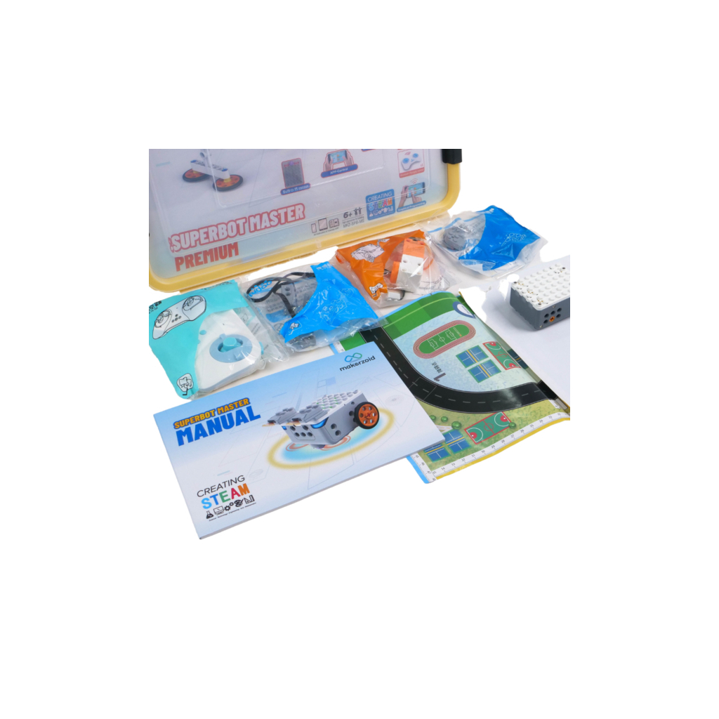 Конструктор Makerzoid Superbot Master Premium (MKZ-SPB-MS) - фото 8 Конструктор Makerzoid Superbot Master Premium (MKZ-SPB-MS) - фото 8